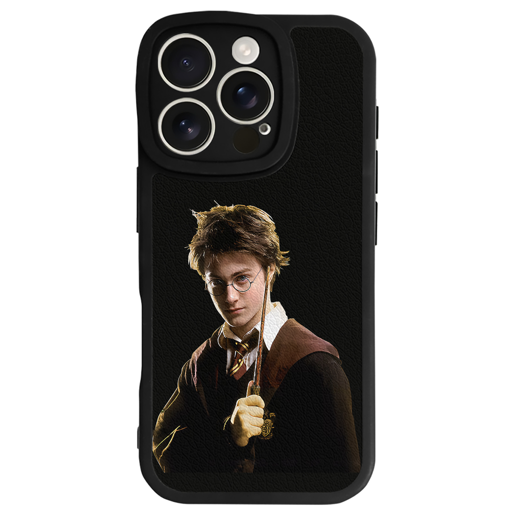 （画像用） Harry Potter ハリー・ポッターシリーズ 【iPhone 16シリーズ対応】シリコンスマホケース（レザー調） 材質：シリコン